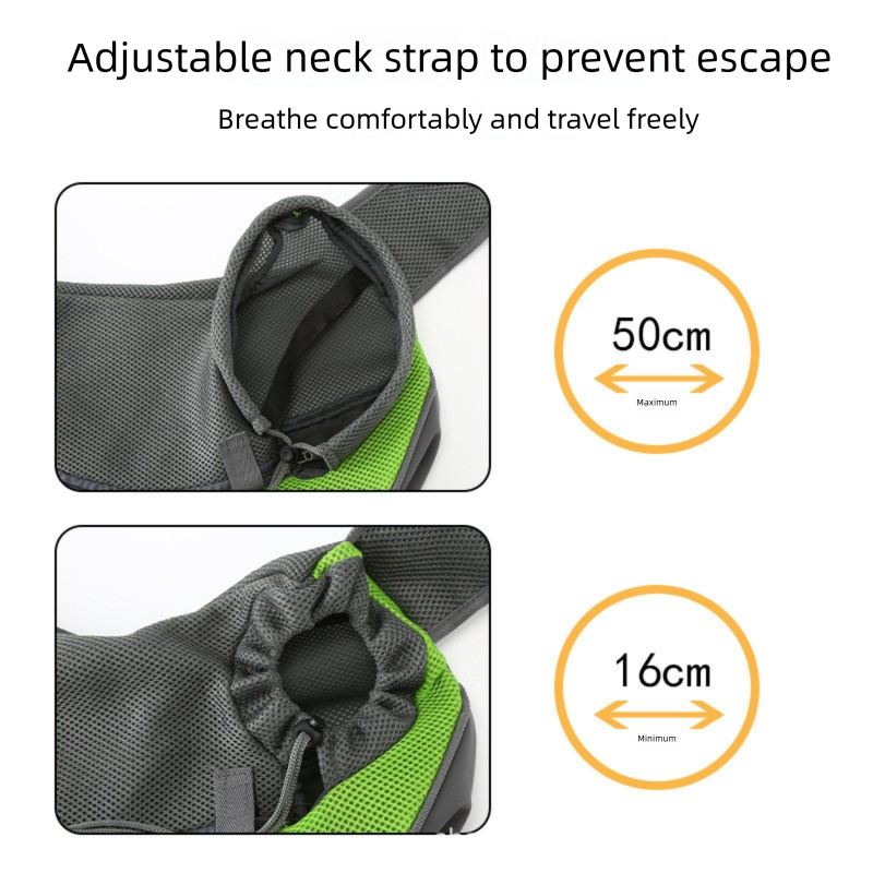 Purple Portable Pet Sling Backpack for Small Dogs and Cats – Size S with Breathable Mesh Design - Image 2