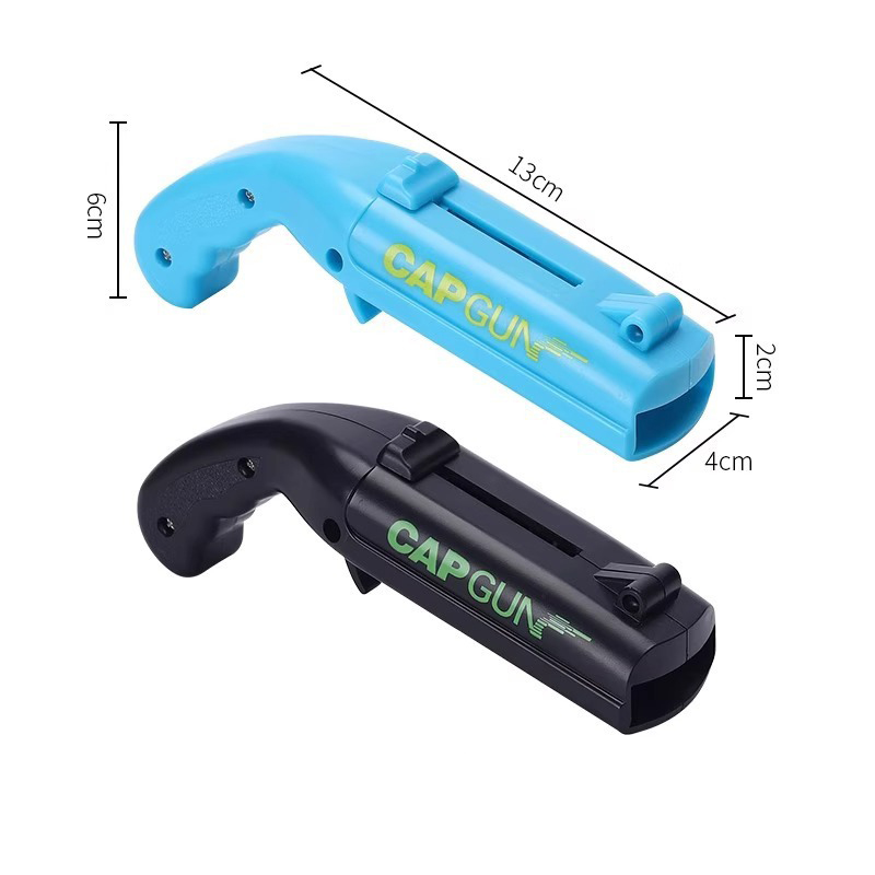 2-Pack balck and blue Fun Bottle Opener with Cap Ejection Mechanism – Compact ABS Bottle Opener for Beer and Soda Bottles, Ideal for Parties and Everyday Use - Image 1