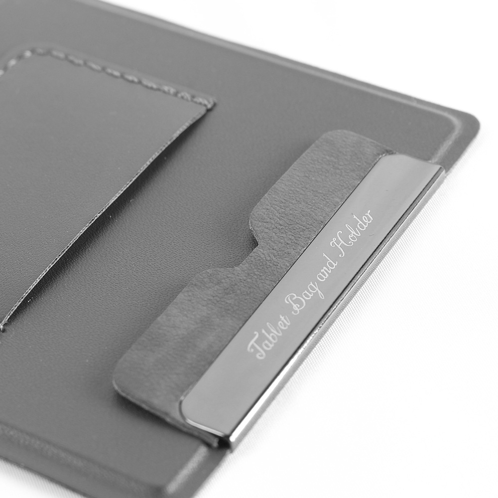2-PCS Grey Portable Foldable Phone Stand with Card Holder – Compact Desktop Mobile Phone Holder for Home, Office, and Travel Use - Image 4
