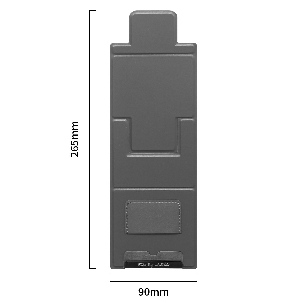 2-PCS Brown Portable Foldable Phone Stand with Card Holder – Compact Desktop Mobile Phone Holder for Home, Office, and Travel Use - Image 6