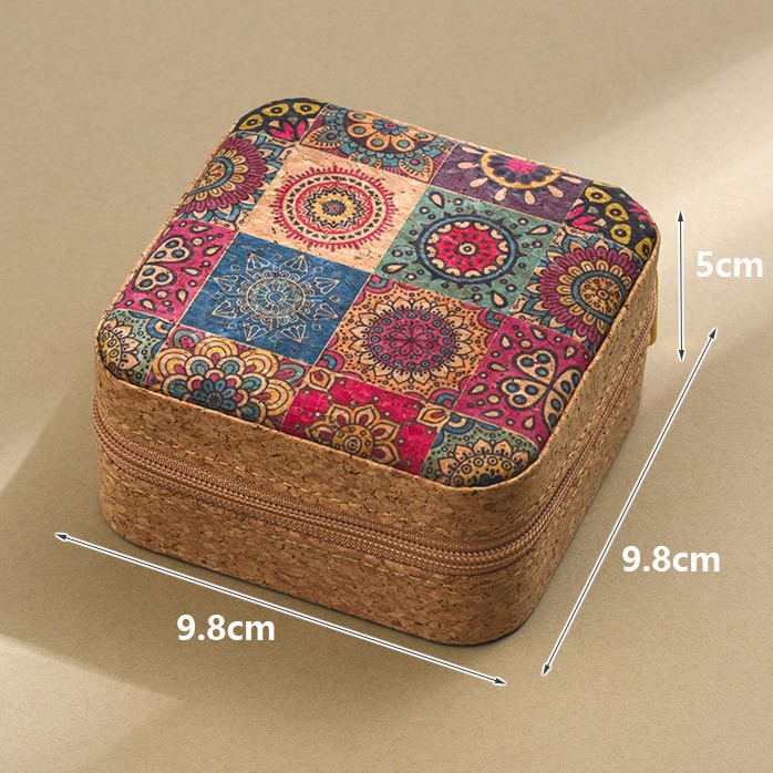 Brown Fantasy Fish Collection Portable Sewing Kit – Compact Travel Set with Needles, Thread, Scissors, Thimble, and Pin Cushion for Home, Dorm, or Emergency Repairs - Image 4