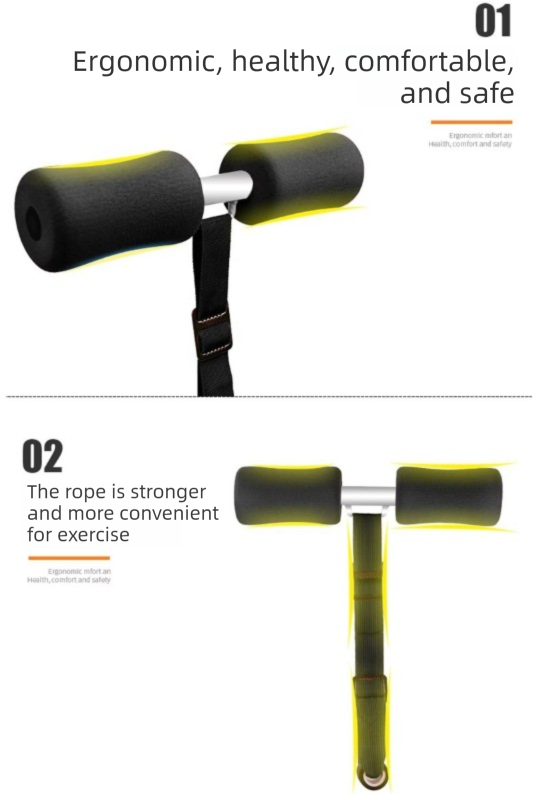 Portable Sit-Up Assistant Bar Door & Bed Anchor Core Trainer Adjustable Ab Workout Equipment Green - Image 3