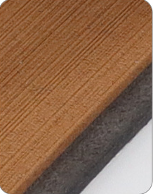 EVA Faux Teak Boat Flooring Border Trim Self Adhesive Marine Decking Strip Non Slip Foam Sheet for Yacht Caravan RV (Light Brown & Black, 240cm x 5.7cm) - Image 1