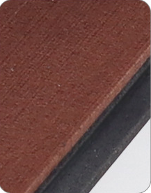 EVA Faux Teak Boat Flooring Border Trim Self Adhesive Marine Decking Strip Non Slip Foam Sheet for Yacht Caravan RV (Dark Brown & Black, 240cm x 5.7cm) - Image 1