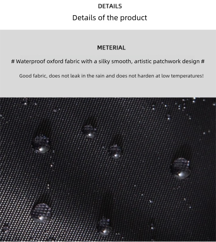 Small Nylon Coin Purse Zip Wallet Waterproof Mini Pouch Key Card Holder Lightweight EDC Organizer Black (12x9cm) - Image 3