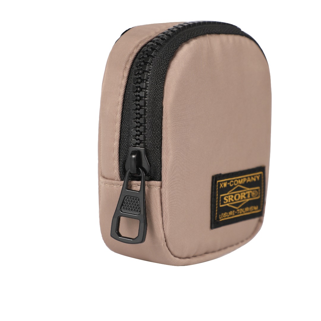 3 PCS Tactical Mini Pouch Set with Carabiner Clip Camo Black Grey Small Coin Purse Zipper Wallet for Keys Earbuds Cards Outdoor EDC - Image 4