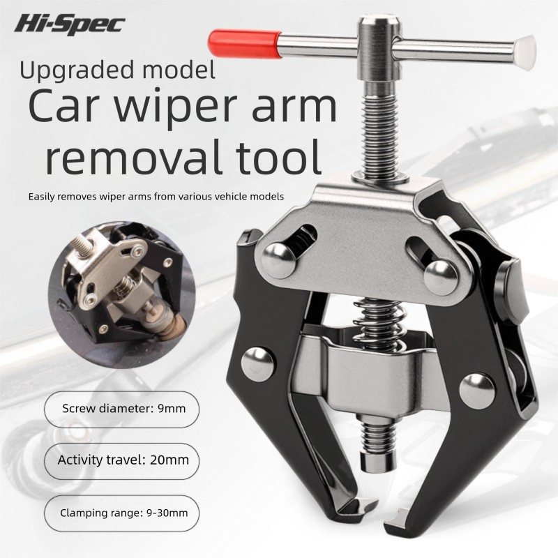 Heavy Duty Adjustable Car Wiper Arm Puller Tool Battery Terminal & Alternator Bearing Remover 9-30mm Opening Universal Windscreen Repair Tool - Image 2