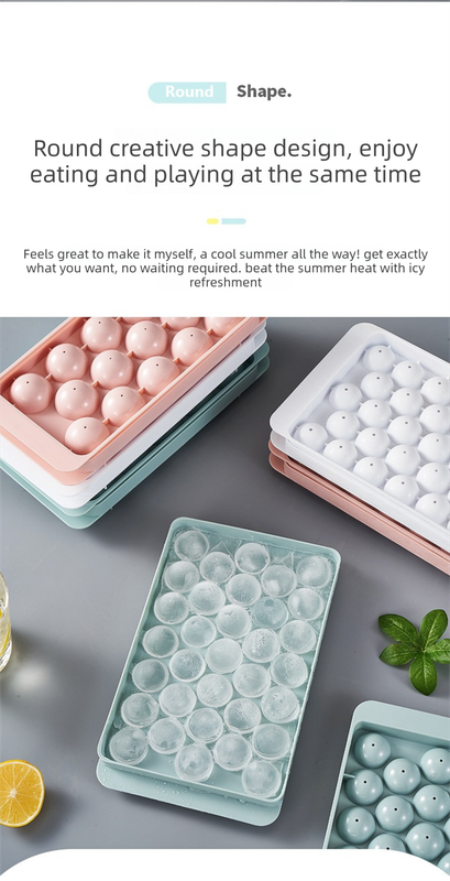 2 PCS Large Diamond Ice Cube Trays with Lids 4 Cavity Geometric Sphere Ice Ball Maker Mould Stackable Hard Plastic for Whiskey Cocktails Pink - Image 7