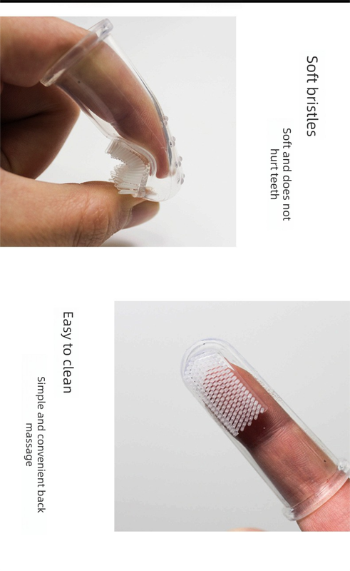 5 PCS Soft Silicone Pet Finger Toothbrush for Dogs & Cats Gentle Dental Care Breath Freshener Tartar Remover Reusable Oral Hygiene Kit - Image 3