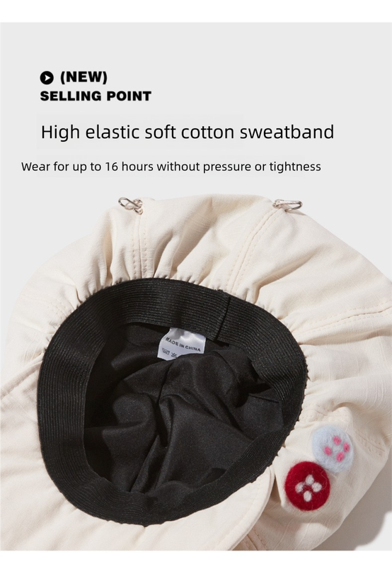 Women's Grey Newsboy Cap UPF50+ Sun Protection Cotton Blend Octagonal Beret Hat - Adjustable Breathable Baker Boy Style with Cute Button Detail - Image 7