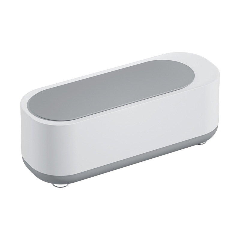 Portable Sonic Vibration Glasses & Jewellery Cleaner - Battery Operated Washing Box for Travel, Dentures & Rings (Sleek Round Lid Edition, Requires 2x AAA Batteries) - Image 1