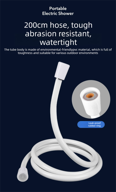 Portable Electric Outdoor Shower Kit Handheld Battery-Powered Shower Head Set for Camping, Dormitories, and Construction Sites - Image 8