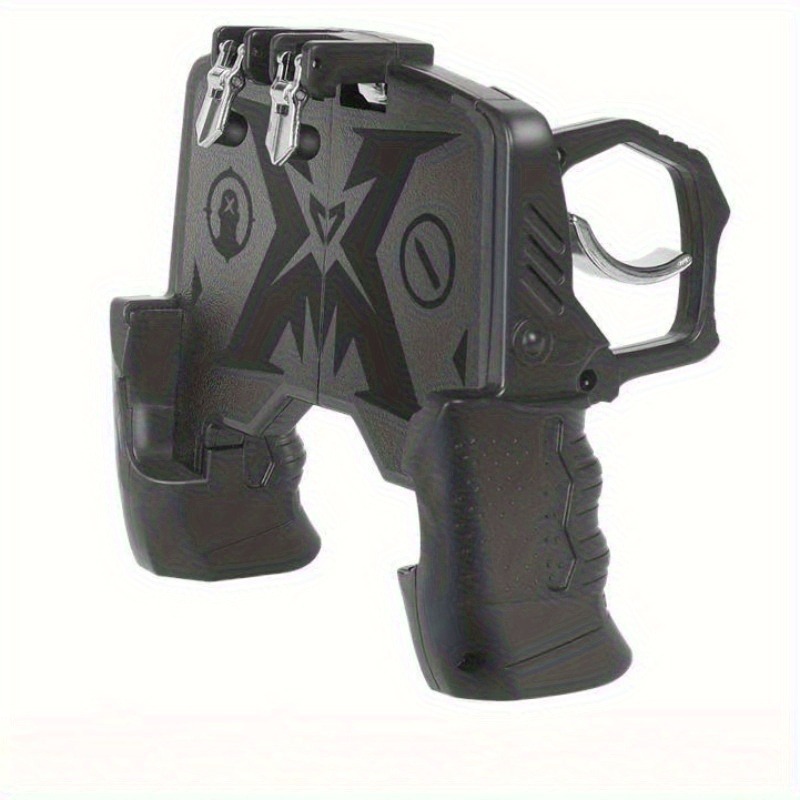K21 Mobile Game Controller Gamepad L1 R1 Trigger Fire Buttons Ergonomic Grip for PUBG COD Mobile iOS Android Phone Black - Image 1