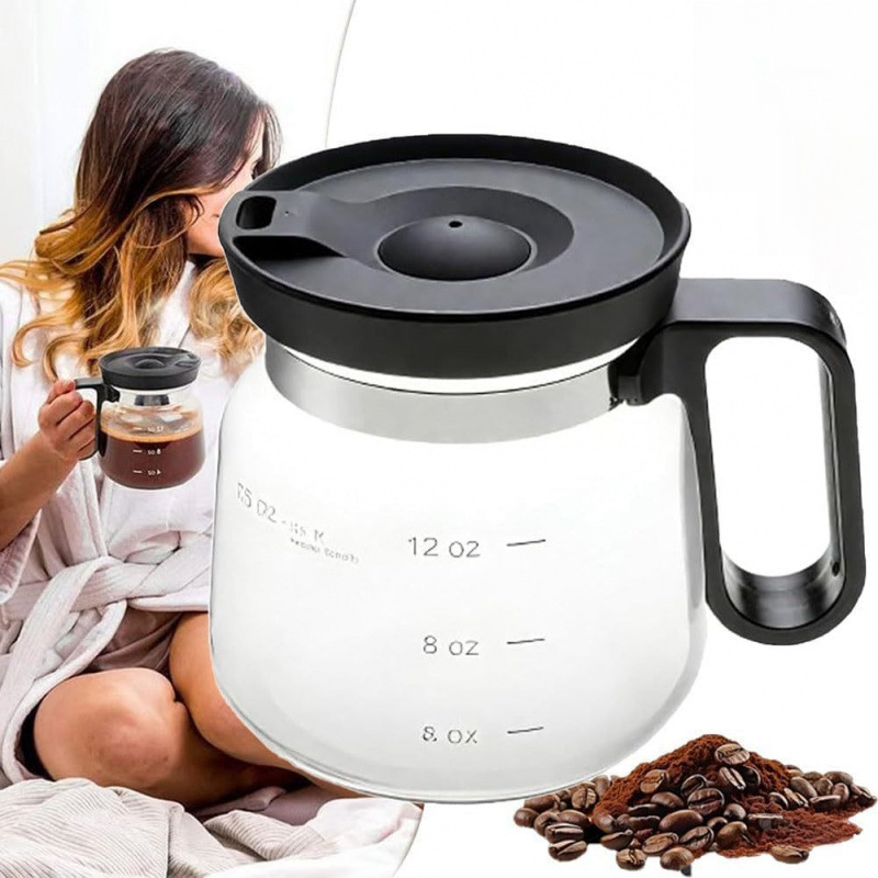 Premium 16oz Insulated Glass Coffee Mug Sleek Borosilicate Glass Cup for Lattes and Tea – 300ml Edition - Image 1
