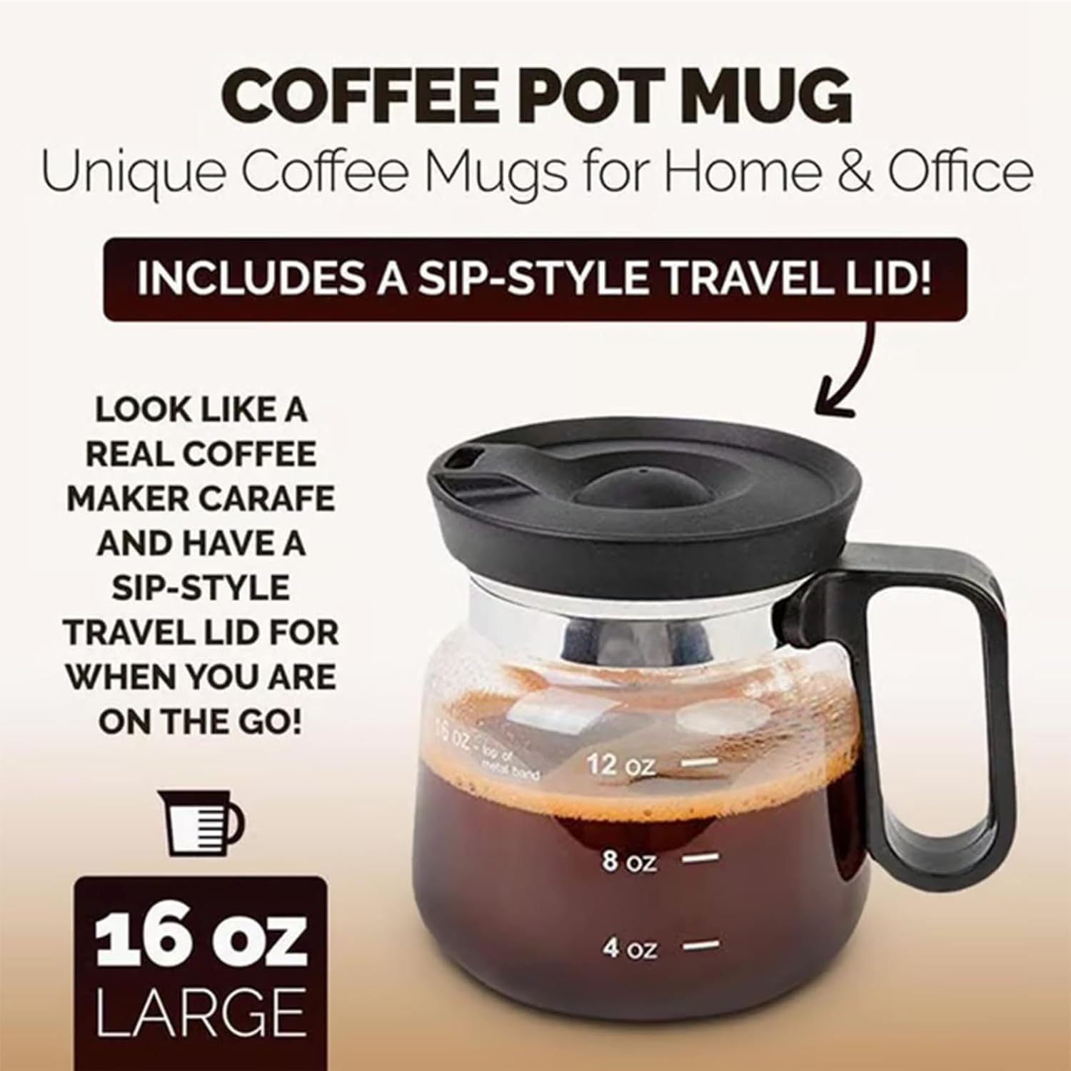 Premium 16oz Insulated Glass Coffee Mug Sleek Borosilicate Glass Cup for Lattes and Tea – 300ml Edition - Image 3