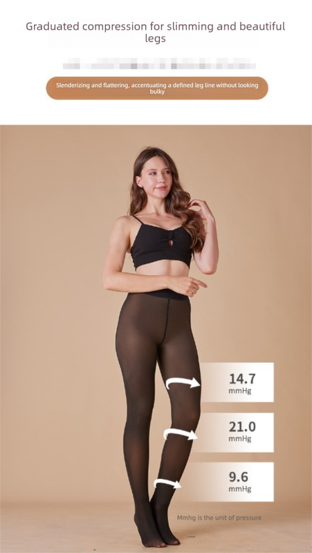 2 PCS Women's Fake Translucent Tights Sheer Illusion Footed Pantyhose High Elasticity Slimming Leggings Size XL - Image 3