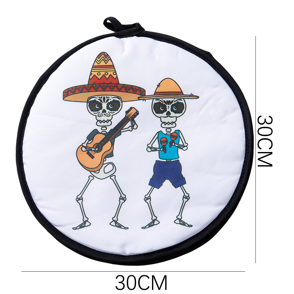 2-Pack 12-Inch Tortilla Warmer Pouch for Soft Tacos, Pancakes & Potatoes (30x30cm, Style 2) - Image 4