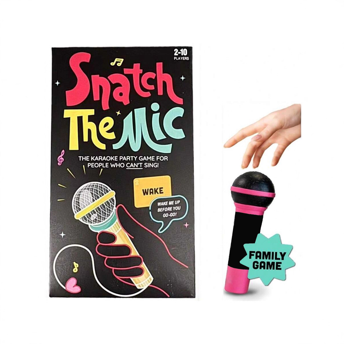 Snatch The Mic Music-Party Game - High-Energy Family & Social Interactive Game for All Ages - Image 1
