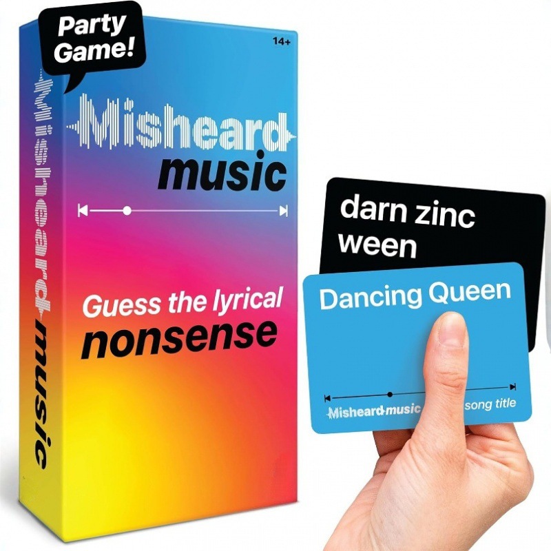 Misheard Music Music-Party Game - High-Energy Family & Social Interactive Game for All Ages - Image 1