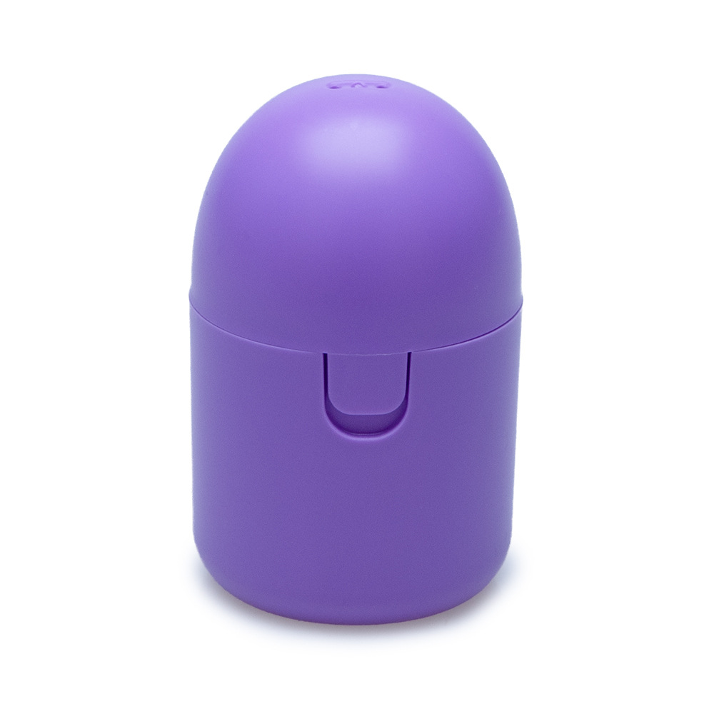 2PCS Reusable Medical Grade Silicone Menstrual Cup(S Size) & 2PCS Matching Sterilizer Box - Microwave Safe Disinfector Case, Heat Resistant 130°C (Purple Set) - Image 2