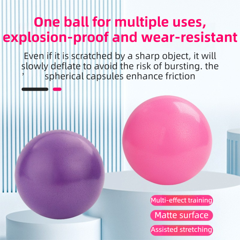 Purple Professional Pilates Ring & Yoga Ball Set - Multipurpose Home Fitness Equipment for Whole-Body Core Training & Pelvic Floor Strengthening - Image 4