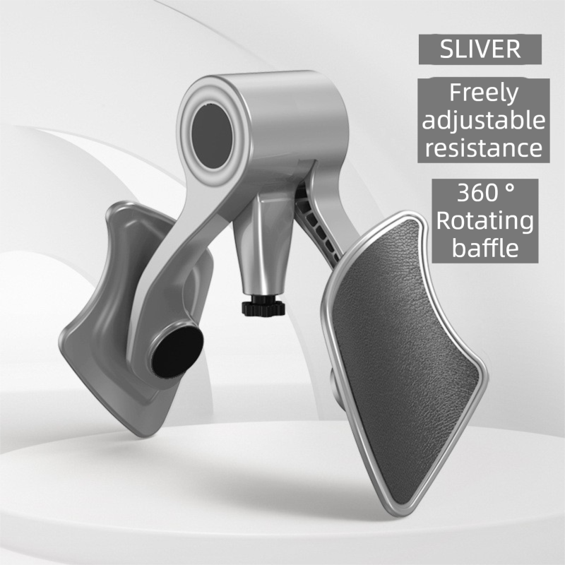 2-in-1 Sliver Kegel Trainer for Glute Lifting & Leg Toning - Adjustable Resistance & 360° Rotating Baffles for Postpartum Recovery & Pelvic Health - Image 1