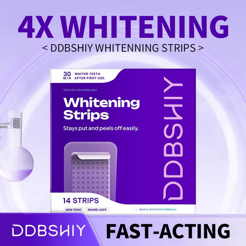 Professional Enamel-Safe Teeth Whitening Strips(12 Strips per Pack) - Antibacterial Gum Care & Deep Cleaning - Image 3