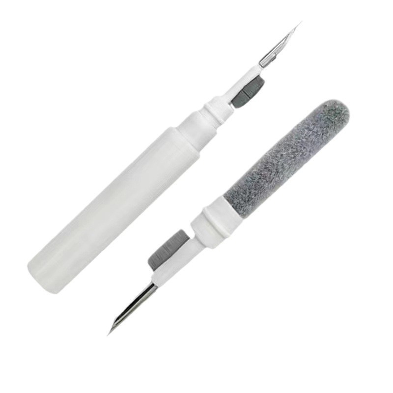 3-in-1 Black Bluetooth Earbuds Cleaning Pen (2-Pack) - Soft Brush & Metal Tip for Deep Crevice Cleaning - Image 3