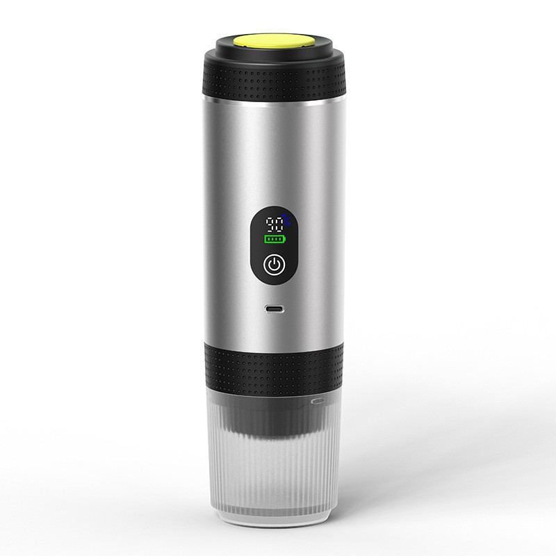 Sliver 3-in-1 Portable Espresso Maker with Self-Heating and One-Touch Cold Hot Brew - Smart Digital Display & 20Bar High Pressure for Rich Crema - Image 1