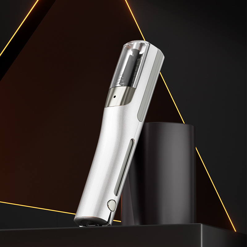 White Cordless Automatic Split End Hair Trimmer - High-Speed Double-Sided Blade, Visible Trimming Window & Large Opening - Image 1