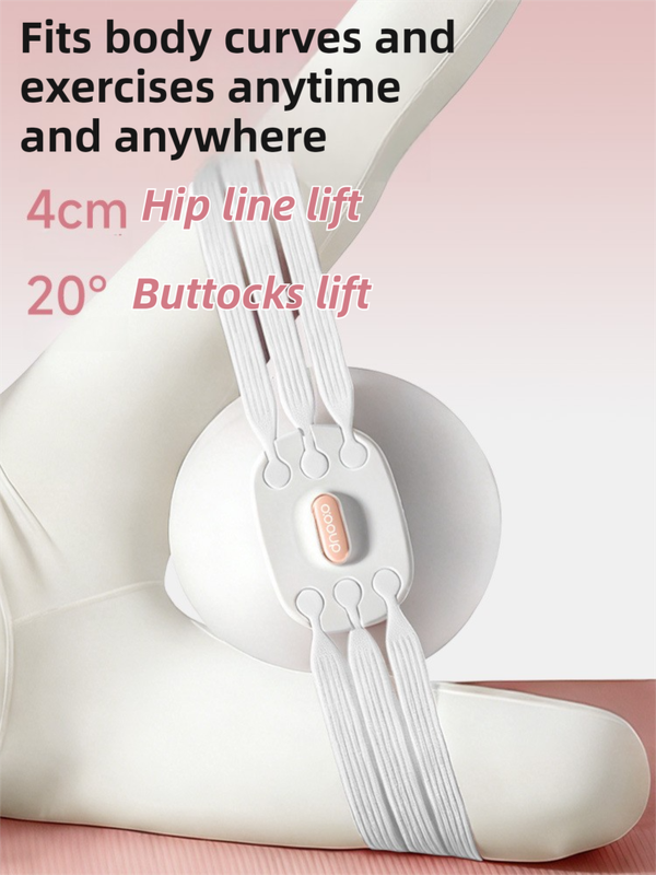 Purple 3-Level Resistance Pelvic Floor & Inner Thigh Trainer - Multi-Function Kegel Exercise Set with 25cm Yoga Ball & 3-Pair Resistance Rope - Image 5