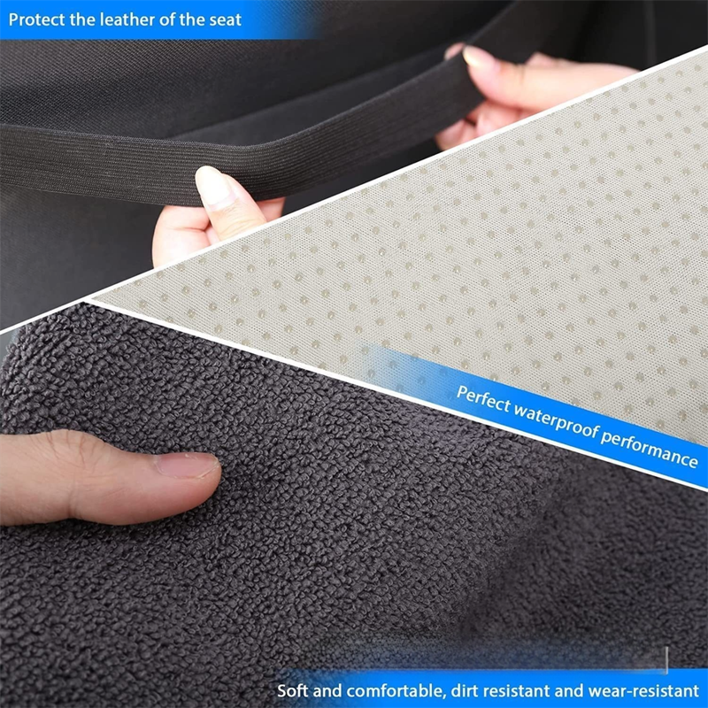 Mint Waterproof Towel Car Single Seat Cover - Universal Non-Slip Sweat-Absorbent Bucket Seat Protector for Gym Fitness and Beach - Image 4