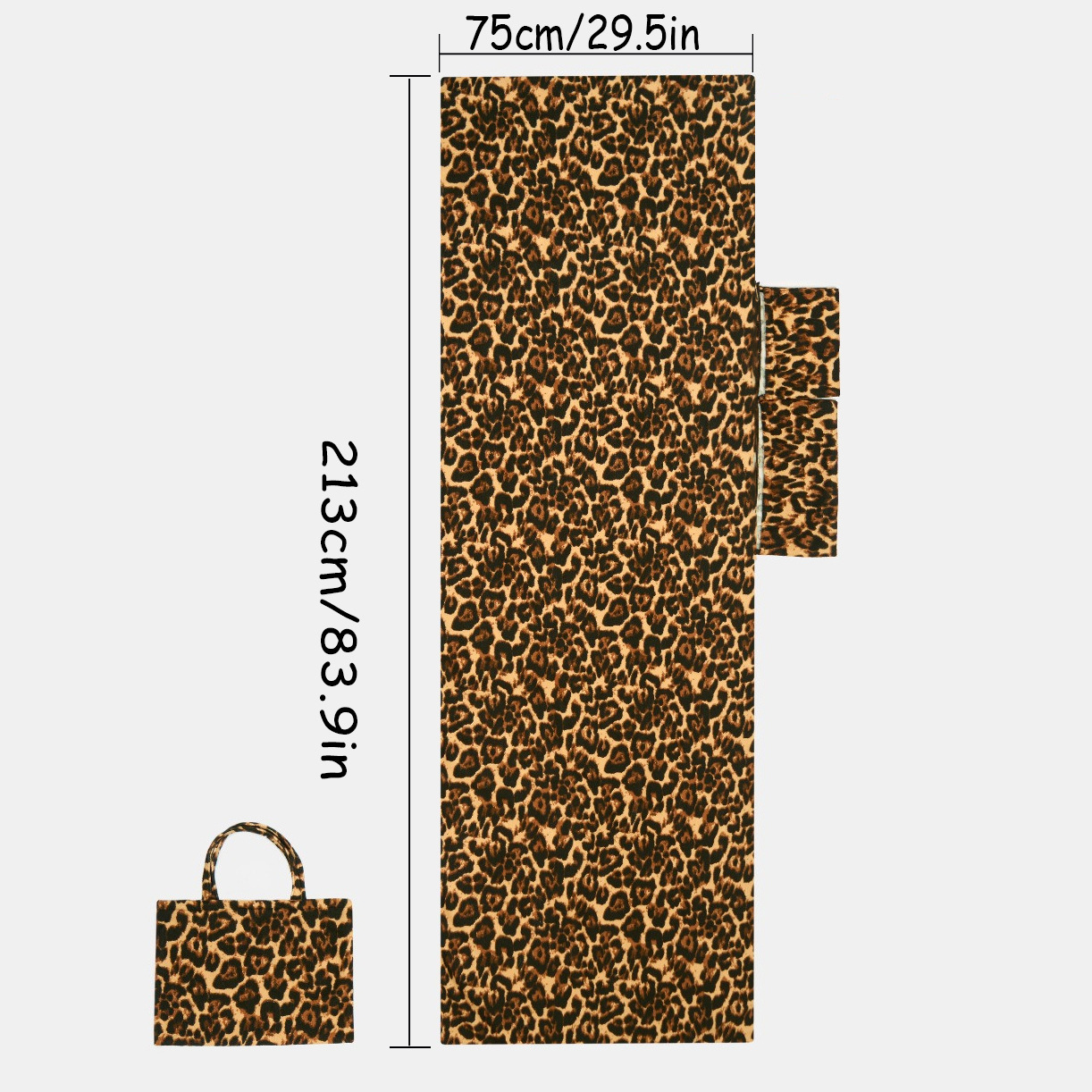 2-in-1 Microfiber Sun Lounger Towel & Portable Tote Bag - Sand-Free & Quick Dry Beach Chair Cover with Side Pockets (ST006 / 75x211cm) - Image 4