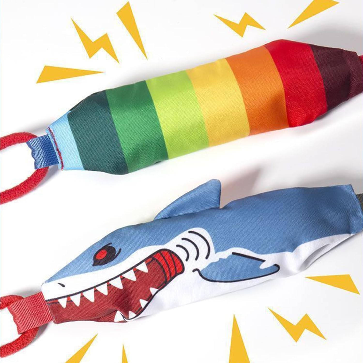 Eagle-shaped Tug-of-War Dog Toy with Suction Cup & Chew Rope Knot - Interactive Squeaky Molar Toy for Puppies & Small Dogs - Image 3
