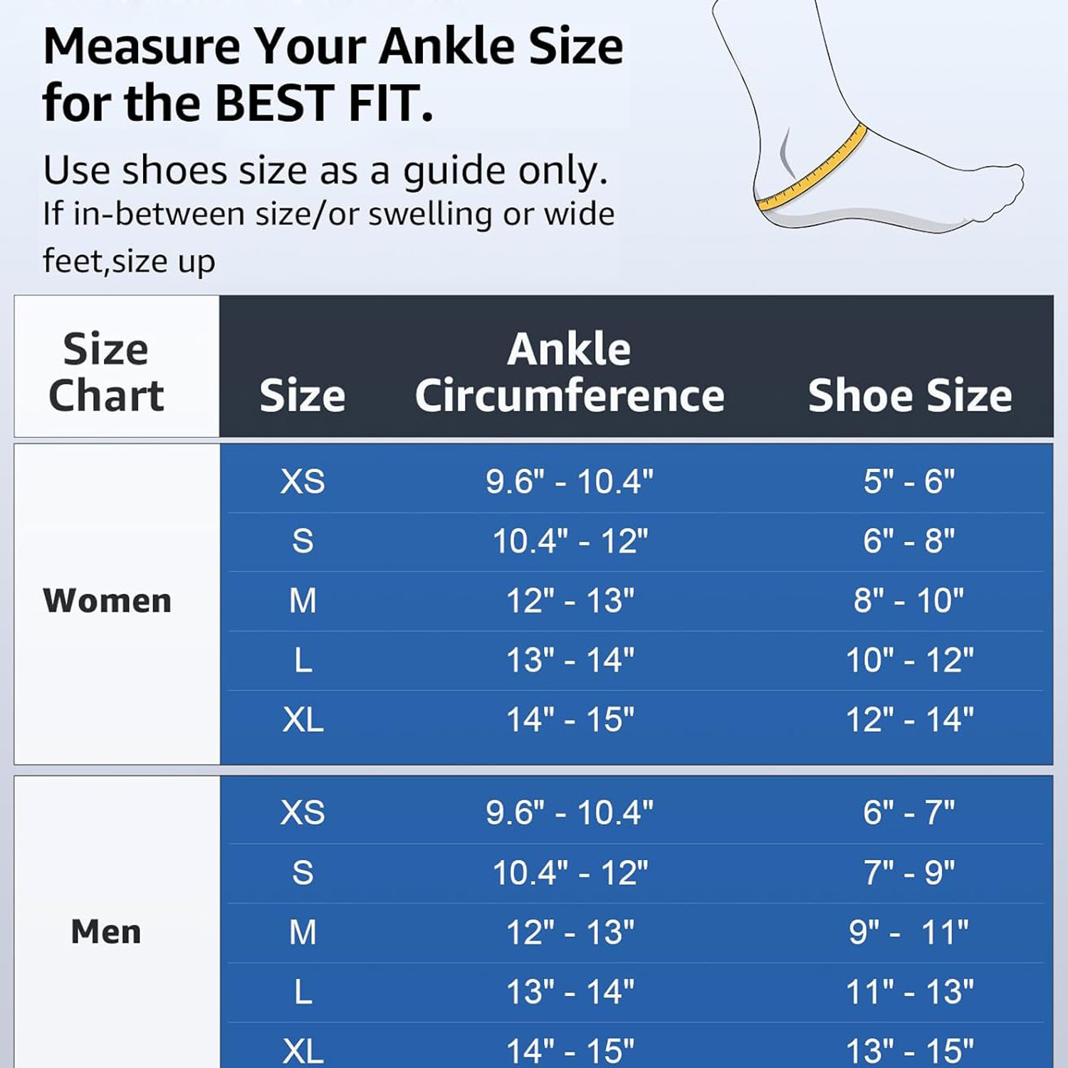 L Size Black Triple-Layer Compression Ankle Brace With Adjustable Lace-Up - Breathable Sprain Prevention Sleeve - Image 5