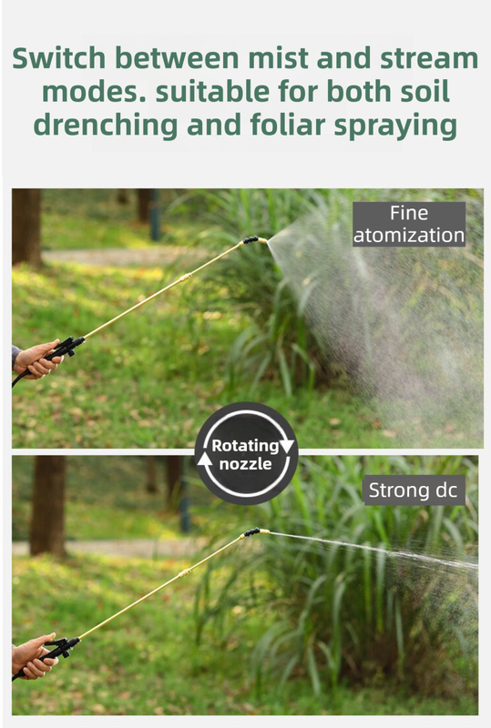 3L Professional Shoulder-Strap Pressure Sprayer with Fiberglass Wand  - Multi-Purpose Manual Pump Mister for Garden & Car Wash - Image 2