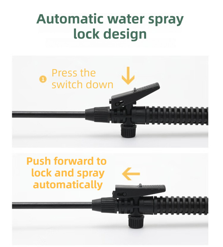 3L Professional Shoulder-Strap Pressure Sprayer with Fiberglass Wand  - Multi-Purpose Manual Pump Mister for Garden & Car Wash - Image 3