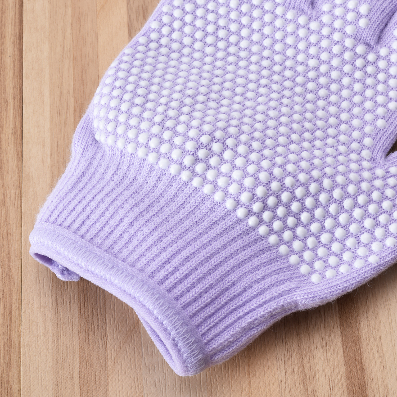 Black 2-Pack Women's Non-Slip Yoga Gloves - Open Back Half Finger Cotton Stretchy Grip Gloves for Aerial Yoga, Pilates, and Fitness - Image 3