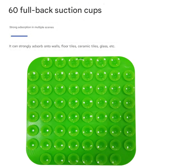 2PCS Purple 20 x 20 cm Silicone Pet Lick Mat | Multi-Zone Slow Feeder Pad with Suction Cups | Anxiety Relief Dog & Cat Bowl - Image 3
