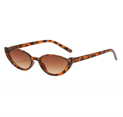Tortoiseshell-rimmed Tea-stained Lenses 2PCS Fashionable Cat-Eye Sunglasses for Women - Retro INS Style UV Protection Shades - Image 1