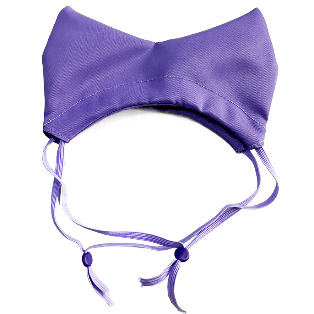 Purple Professional 2-Piece Adjustable Waterproof Pet Shower Cap | Ear Protection for Cats and Dogs | Bathing and Swimming Accessory - Image 1