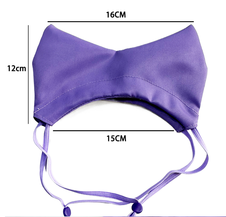 Pink Professional 2-Piece Adjustable Waterproof Pet Shower Cap | Ear Protection for Cats and Dogs | Bathing and Swimming Accessory - Image 2