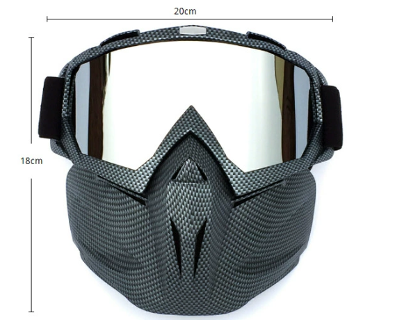 Copper Flower Frame Mercury Piece Sleek Black Full-Face Snow Goggles with Mirror Lens - Ultimate Protection and Comfort - Image 2