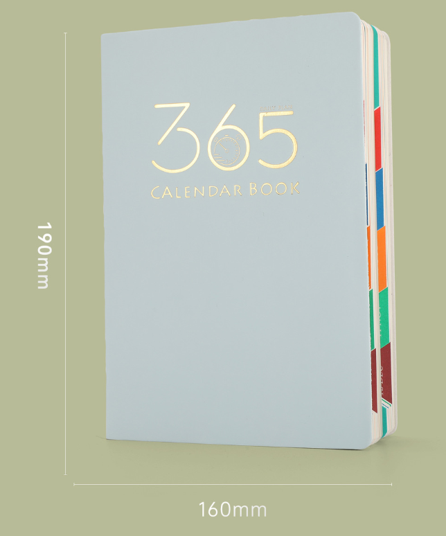 Green 2026 Daily Planner & 365 Days Calendar Book | Professional Time Management Organizer | Work Efficiency Handbook 190x160mm - Image 2