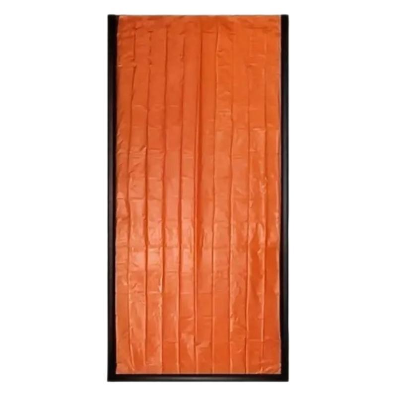 Orange 2-Pack Emergency Thermal Bivvy Sleeping Bag | High-Efficiency Heat Retention Survival Sack | Waterproof & Windproof Portable Shelter for Outdoor Camping 91x213cm - Image 1