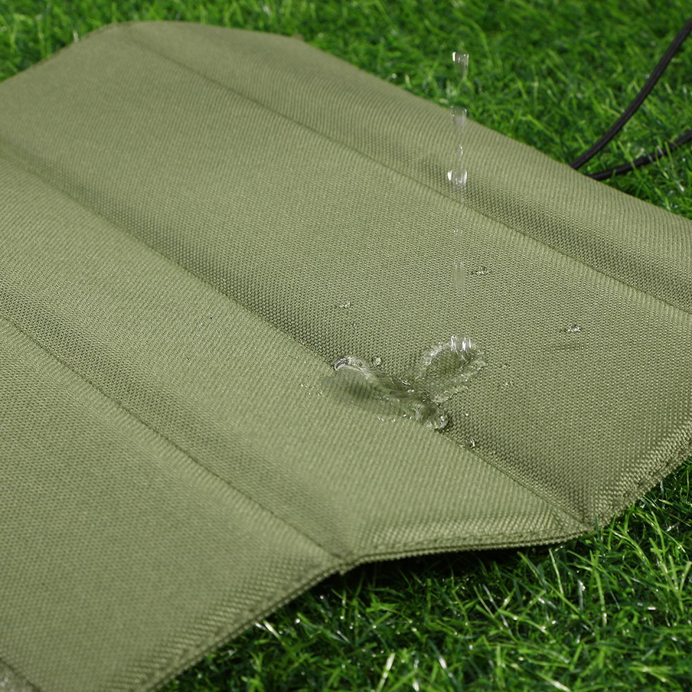 3 PCS Grey Portable Outdoor Folding Seat Cushion - 42cm x 32cm for Camping and Hiking - Image 2