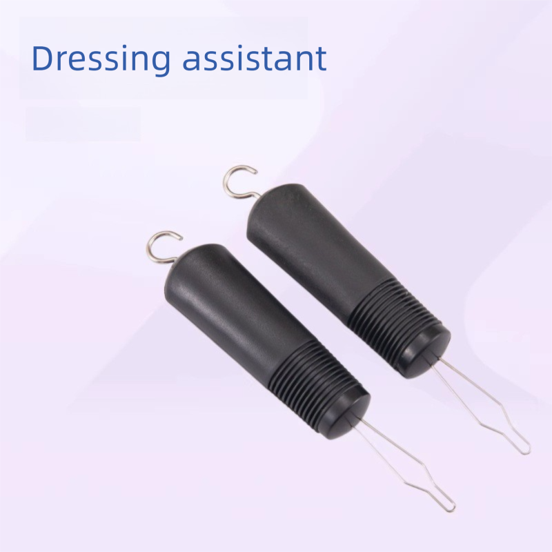 2 Pcs Black Dressing Aid Tool – Button & Zipper Assistant for Elderly and People with Limited Mobility - Image 1