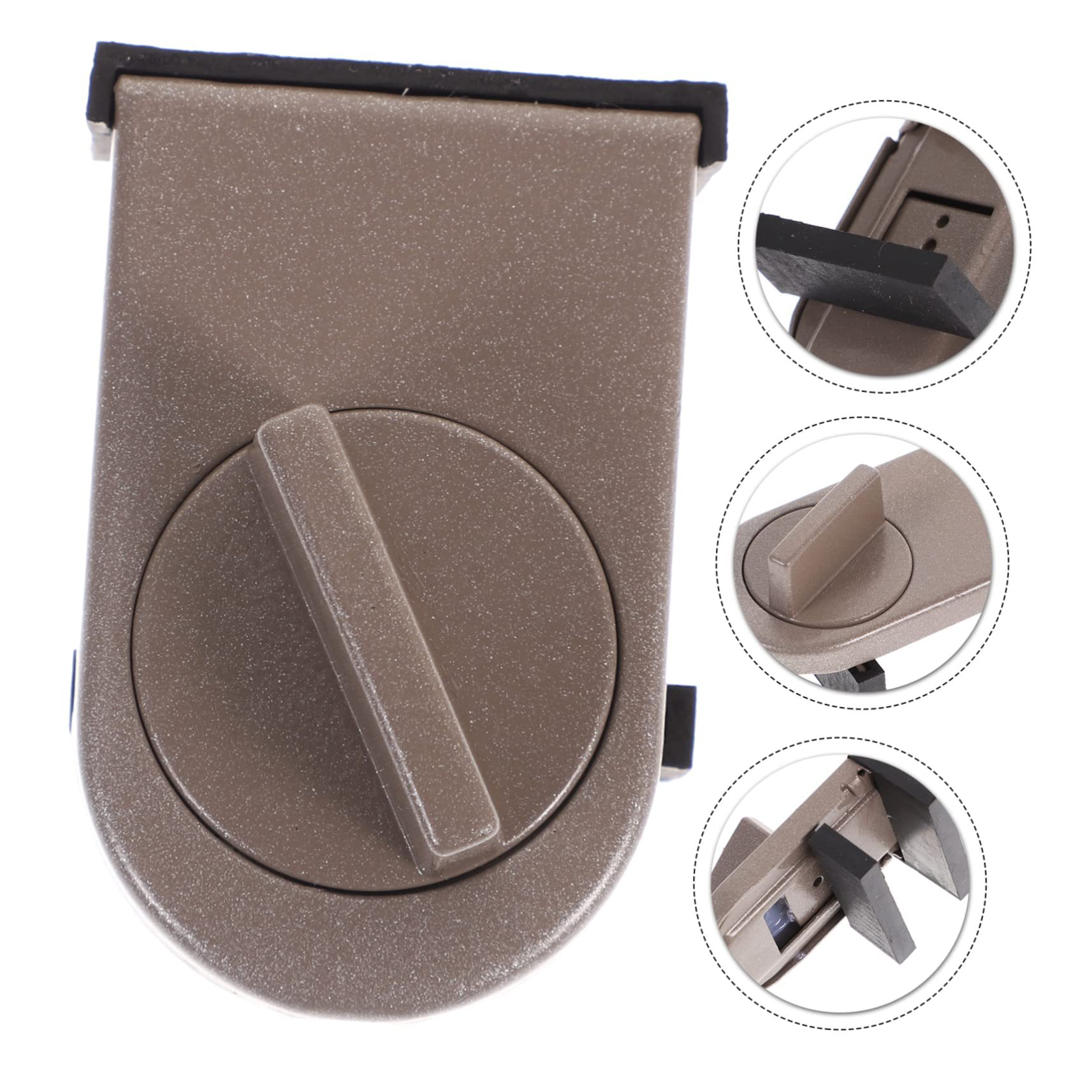 3 Pcs Black Window Lock & Door Limiting Device – Multi-Functional, No-Drill Safety Lock for Sliding Windows and Doors - Image 3