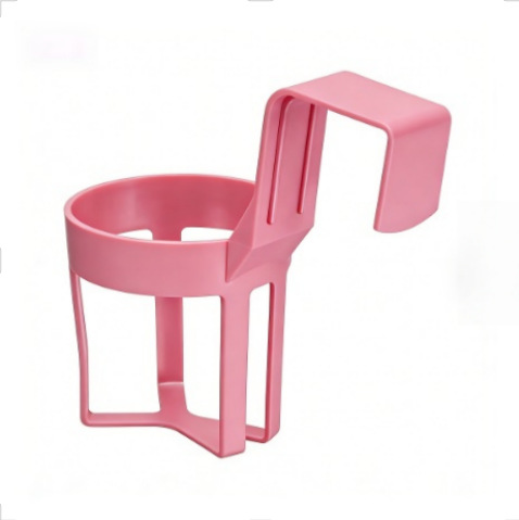 Pink Car Cup Holder – Universal Vehicle Drink Organizer, Portable Beverage Rack (Set of 4) - Image 1