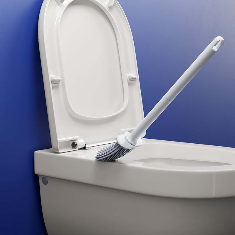 Black Wall-Mountable Toilet Brush Set – Soft-Tip 360° Cleaning System - Image 3